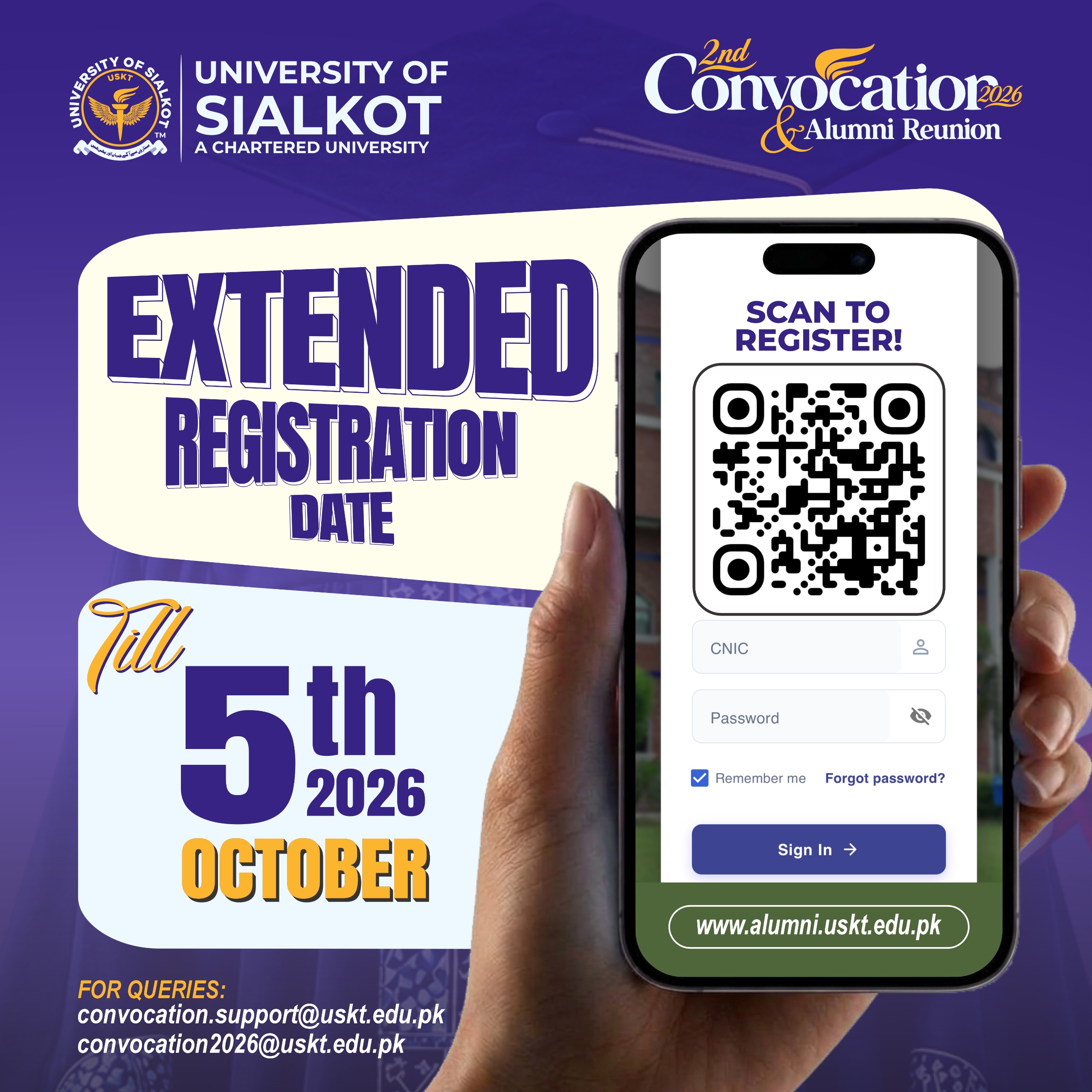 🎓 Extended Registration | 2nd Convocation 2026